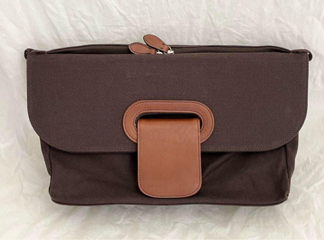 BROMPTON用　キャンバスと本革のマルチトートバッグ　未使用 BROMPTON ( ブロンプトン ) フロントバッグ/ハンドルバッグ トート