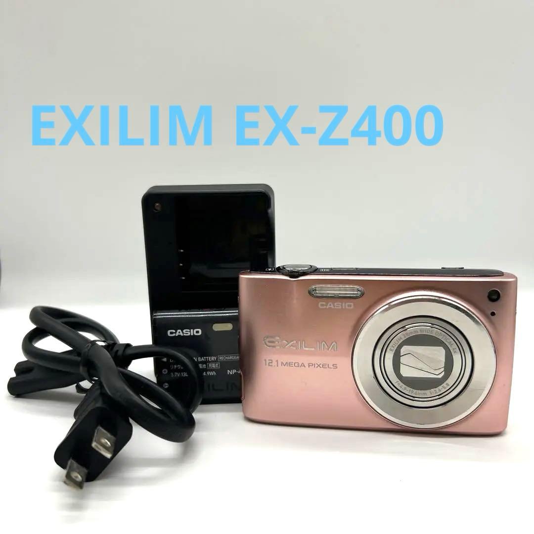 美品☆ CASIO EXILIM EX-Z400 ピンク オールドコンデジ - メルカリ