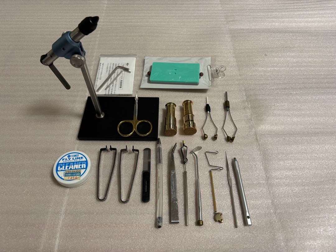 フライフィッシング タイイング キット ツール Amazon | Creative Angler フライタイイング標準ツールキット 木製