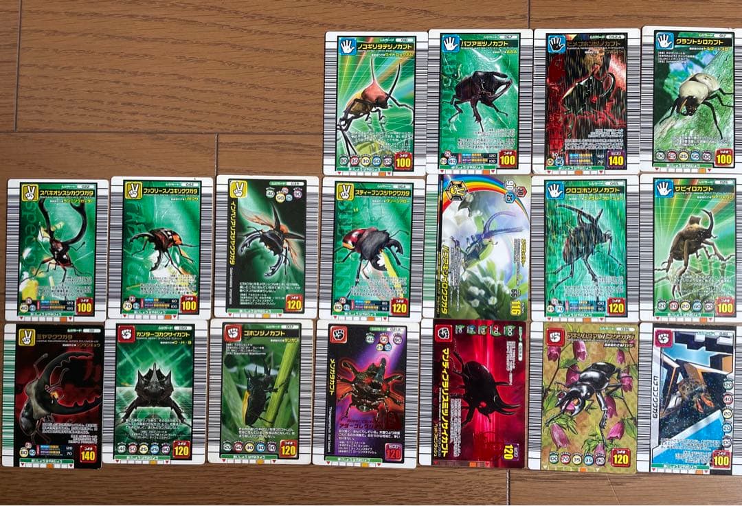 計51枚 旧昆虫王者ムシキングレアカード+ノーマルカードセット