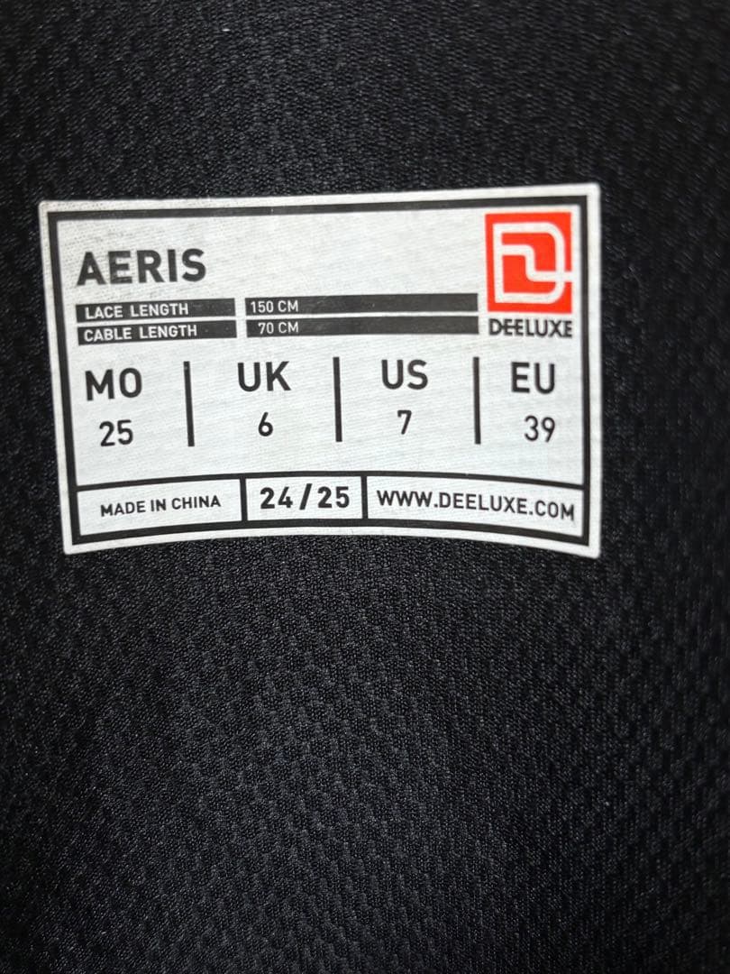 美品DEELUXE AERIS 25cm 25.5cm エアリス ID