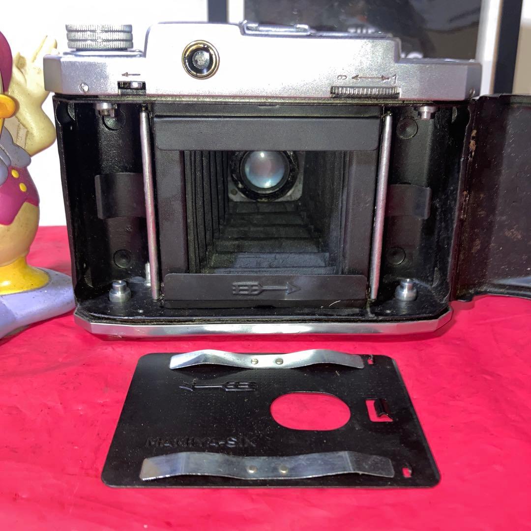 ヴィティージ蛇腹MAMIYA sixレンジファインダー中判カメラ 露出機能動
