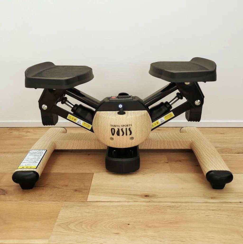 美品☆オアシス ツイストエアロステッパー 木目調 SP-600 マット付き