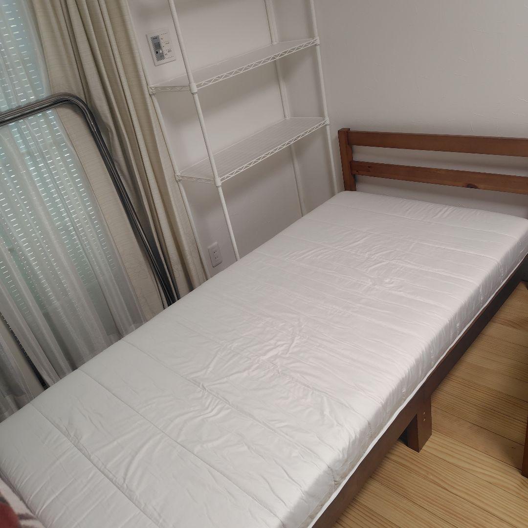 ☆お引取り限定☆　お値下げしました❣　ニトリ　ベッドセット（カバーなども） ☆お引取り限定☆ お値下げしました❣ ニトリ ベッドセット（カバー