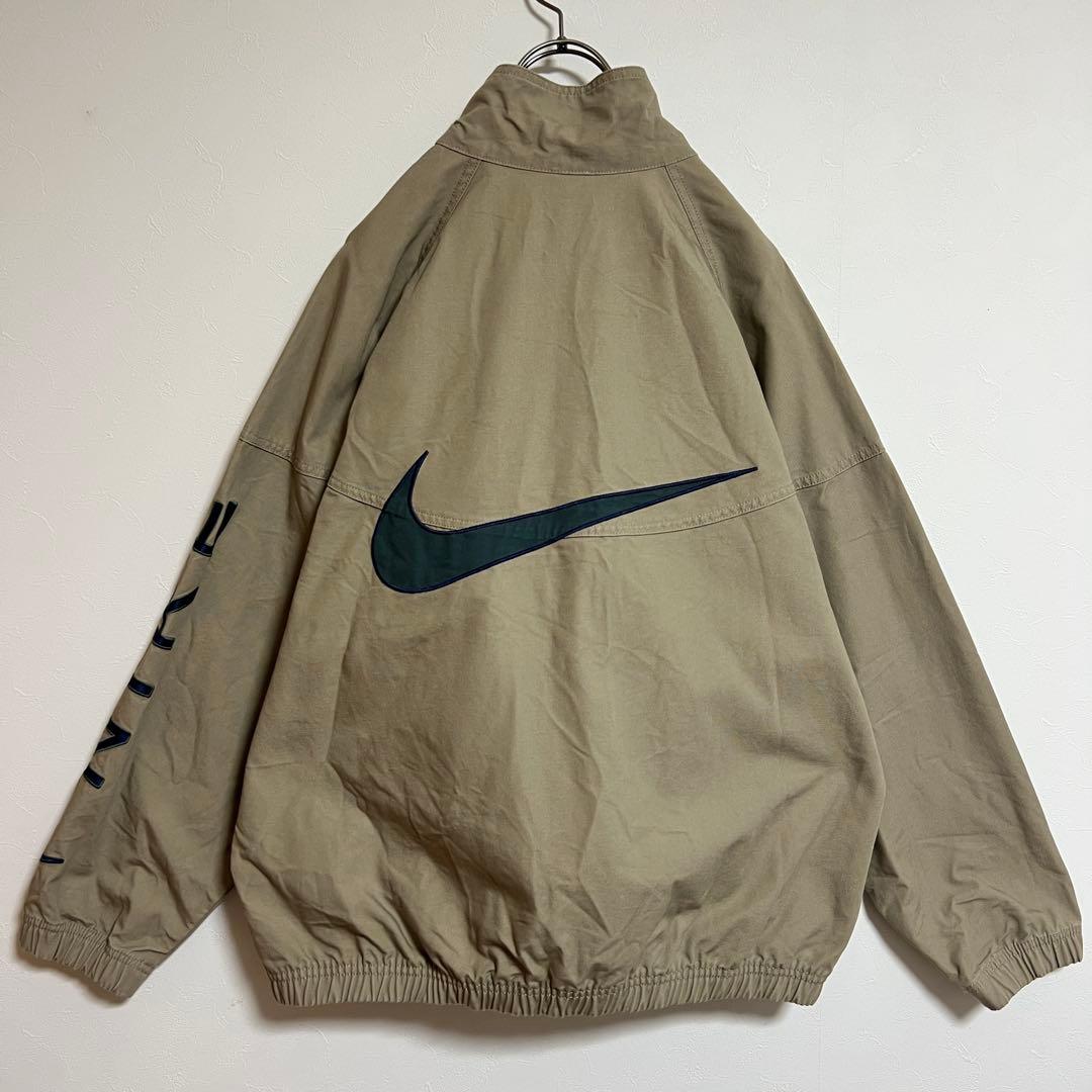極美品 NIKE ナイキ ハーフジップ キャンバスジャケット L 岡田将生
