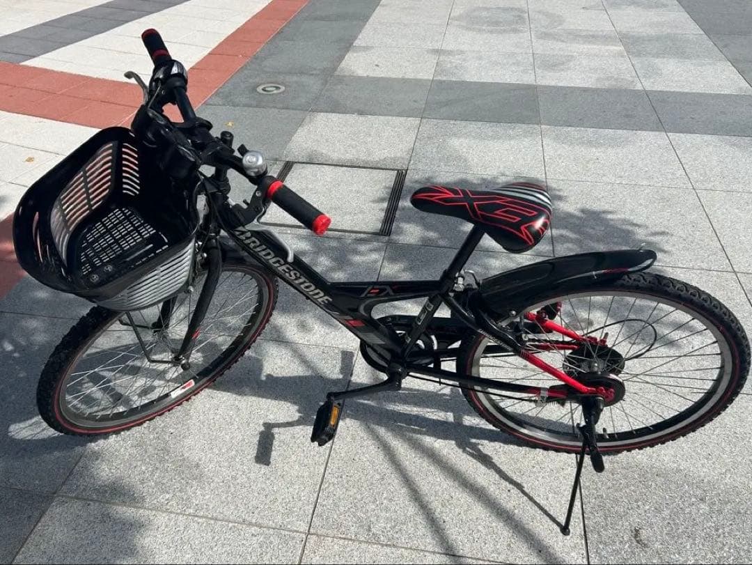 BRIDGESTONE EXJ46 外装6段　ブリヂストン　ブラック&レッド ヨドバシ.com - ブリヂストン BRIDGESTONE 子ども用自転車