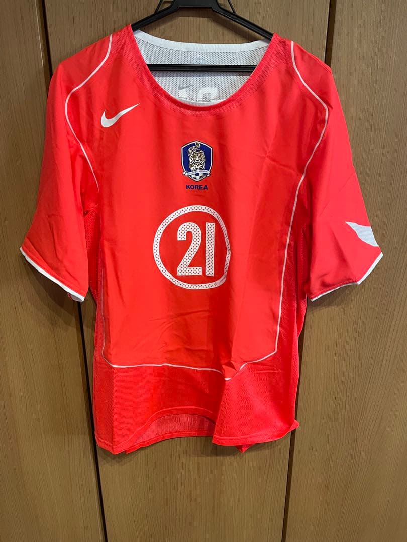 2004韓国代表ユニフォーム　リイシュー ジャージー #21 パク・チソン朴智星 Nike Park Ji-Sung South Korea 2004 Total 90 Reissue Jersey