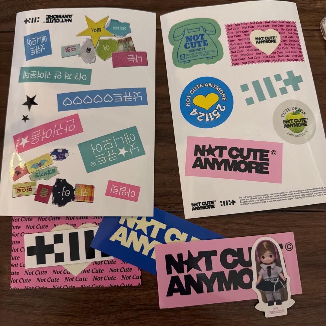 illit not cute anymore ステッカーセット - メルカリ