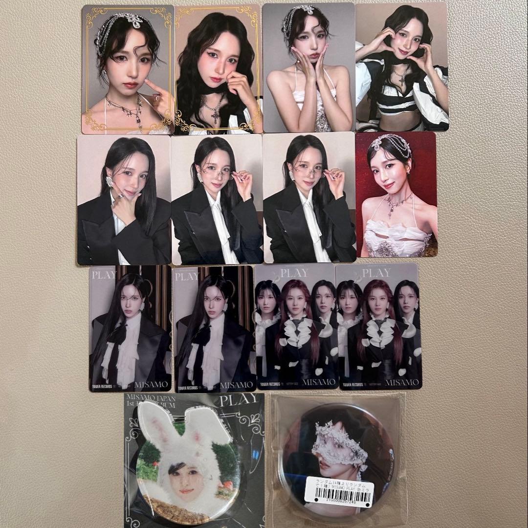 twice misamo ミサモ play トレカ ラキドロ ミナ コンプ箔押し MISAMO PLAY MINA ミナ 箔押し ラキドロ コンプ - メルカリ