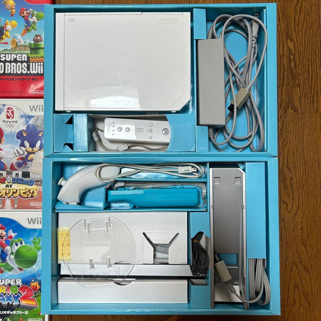 セット内容全部揃い＆カセット7種〉Nintendo Wii RVL-S-WD - メルカリ