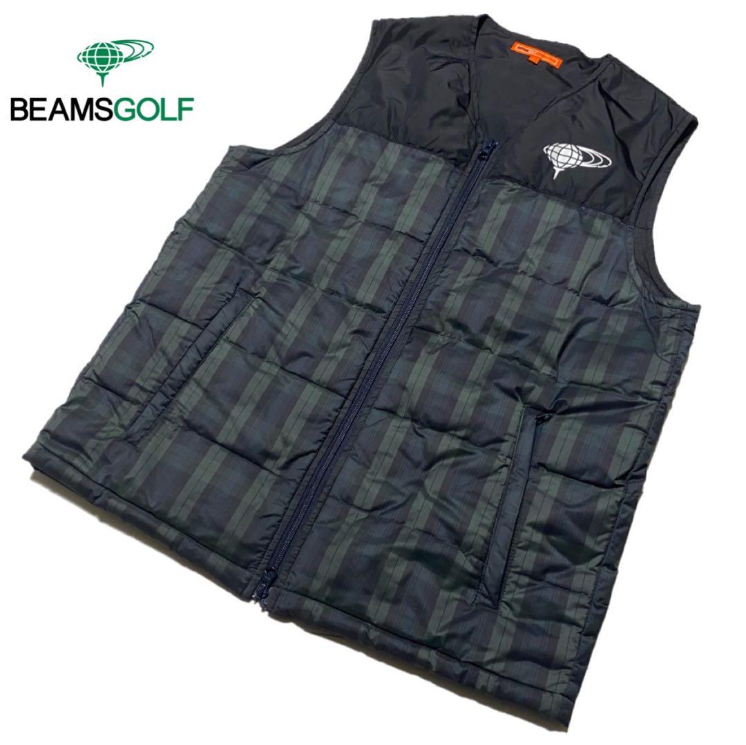 BEAMS GOLF F3 中綿ベスト ブラックウォッチ ダブルジップ - メルカリ