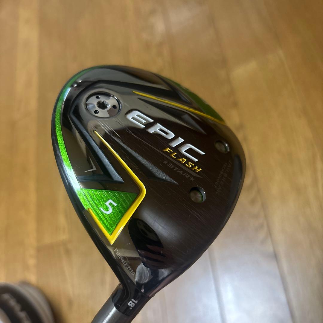 キャロウェイ エピックEPIC FLASH STAR 5W 18° Callaway キャロウェイ 中古フェアウェイウッド EPIC FLASH STAR 5W 18