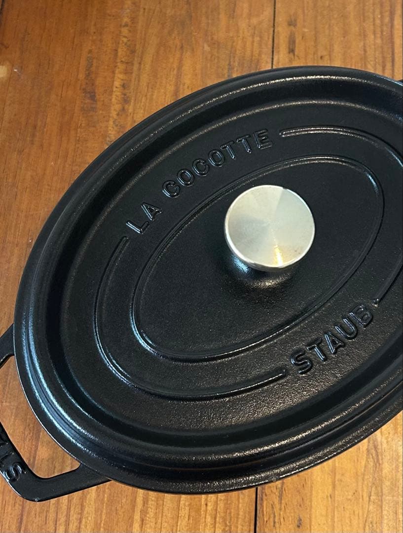 ストウブ　オーバル23 ブラック 楽天市場】ストウブ ピコ ココット オーバル 23cm 2.35L IH対応 staub