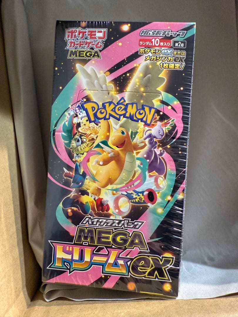 キ*ン様 ポケモンカードゲーム MEGAドリームEX シュリンク付き MEGAドリームex 新品未開封 シュリンク付き BOX ポケモンカード