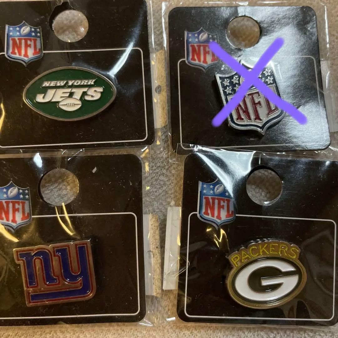 NFL ピンバッジセット - メルカリ