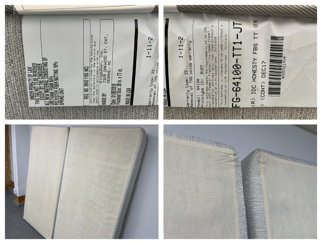 T7984☆展示品☆レガリアキングスダウン☆オネスティ☆ツインシングル