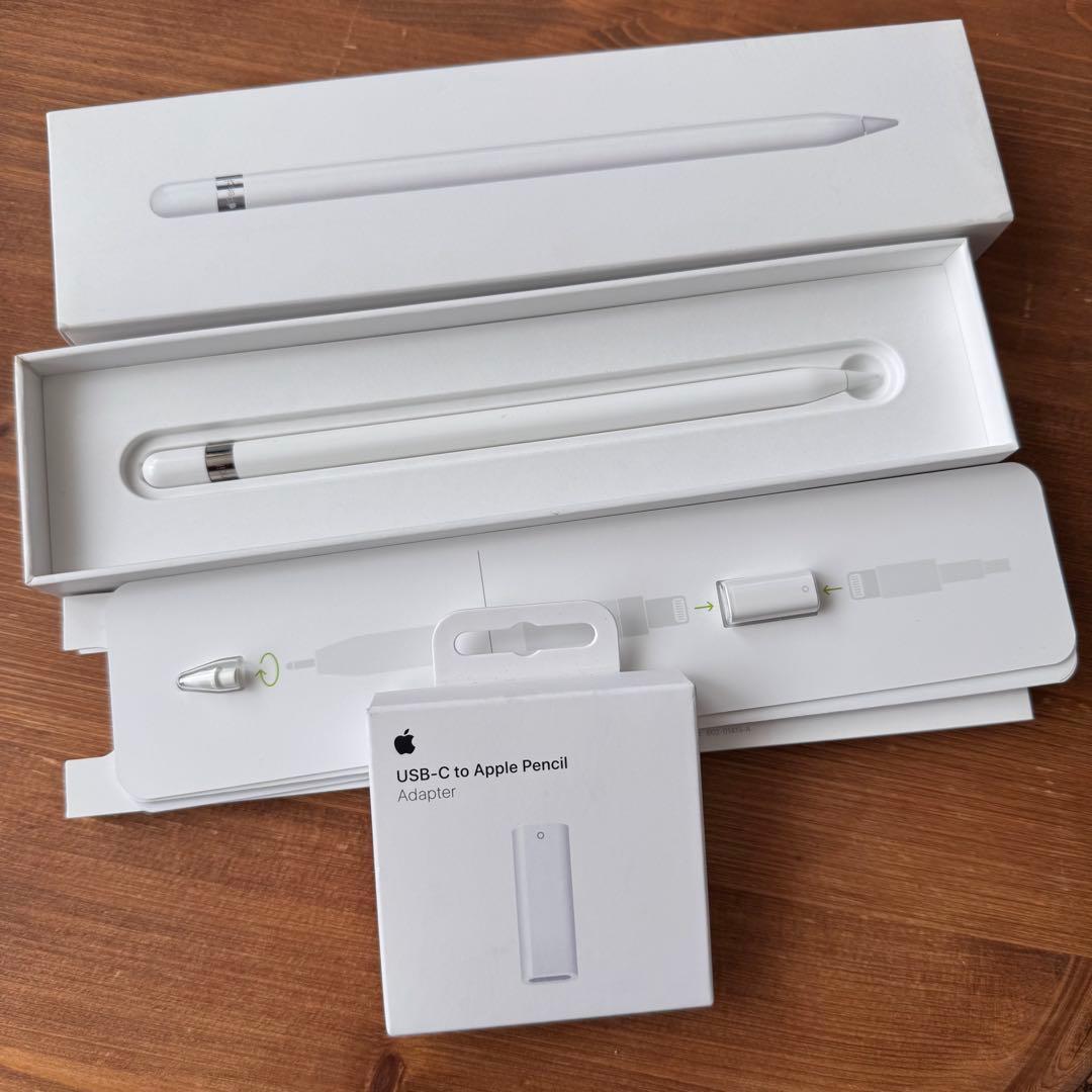 【純正アダプター付】美品 Apple Pencil 第1世代 Apple [新品未開封・即納] Apple Pencil 第1世代 USB-C Apple Pencil