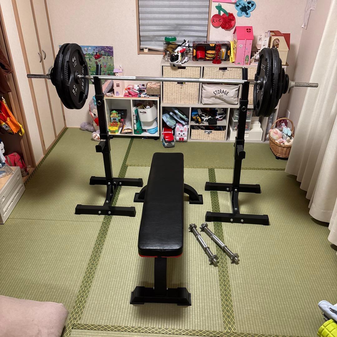 ROD！　ラックとバーベルセット Amazon | IROTEC（アイロテック）アイアンバーベル80KGセット