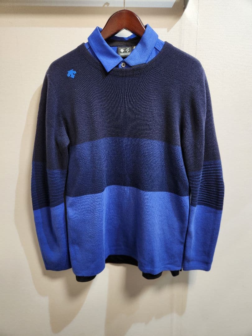 デサントゴルフ　ニット&ポロシャツ セット　メンズL ゴルフウェア -デサントストア-DESCENTE STORE-