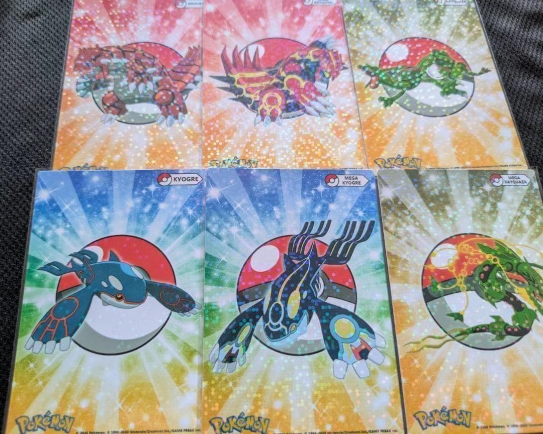 海外限定 ポケモンカード カイオーガ レックウザ グラードン メガ