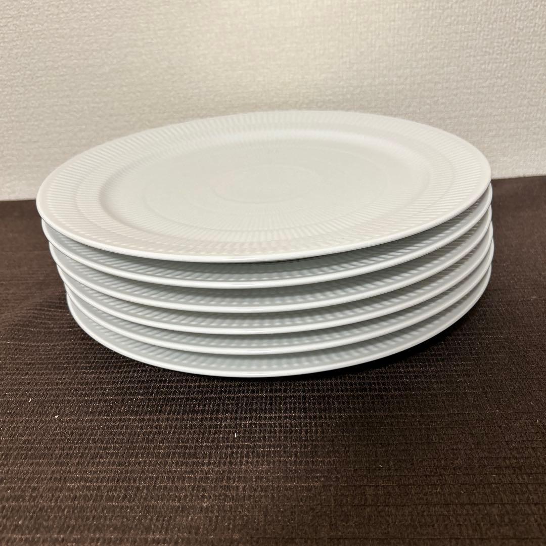 ロイヤルコペンハーゲン ホワイトフルーテッド ディナープレート 31cm