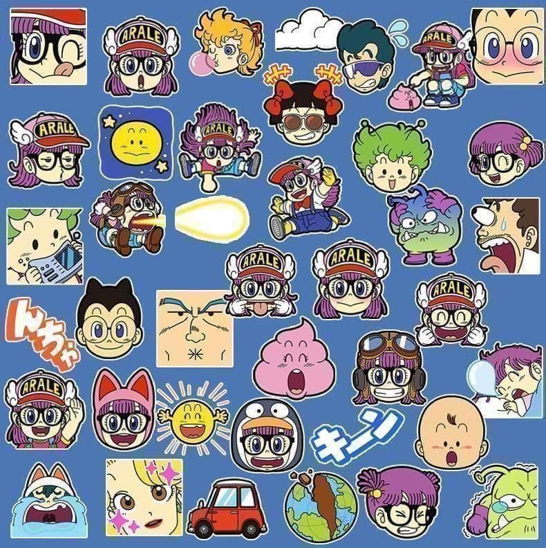 40枚 Dr.スランプアラレちゃんE 防水ステッカー シール - メルカリ