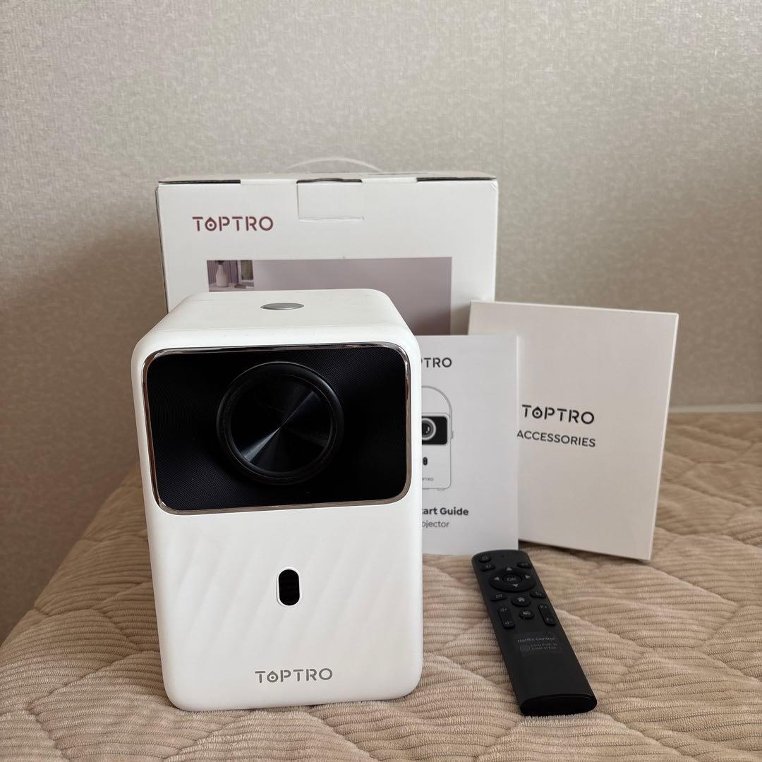 TOPTRO B1 自動台形補正、内蔵バッテリー付きプロジェクター セール中