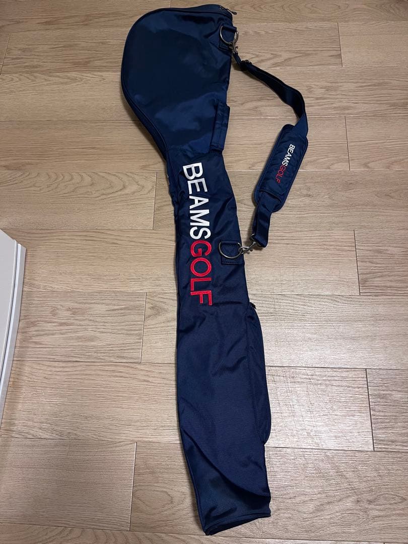 BEAMS GOLF ゴルフバッグ ネイビー スクリプトロゴ ネイビー シリーズが登場！｜ビームス ゴルフ 有楽町