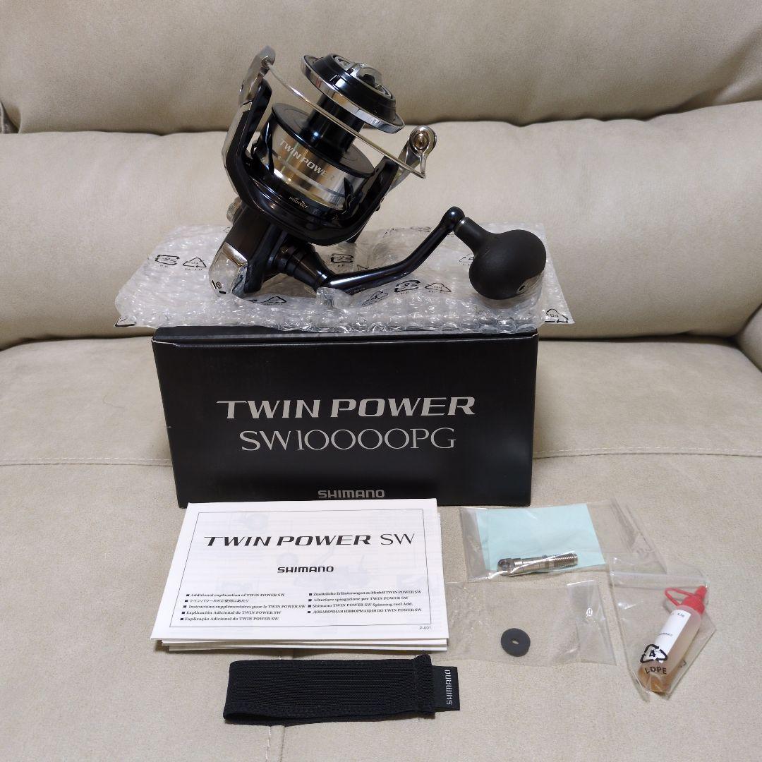 SHIMANO 　21 TWIN POWER SW10000PG Shimano 21 TWIN POWER SW 10000PG 4.9 Spinning Reel Brand New IN