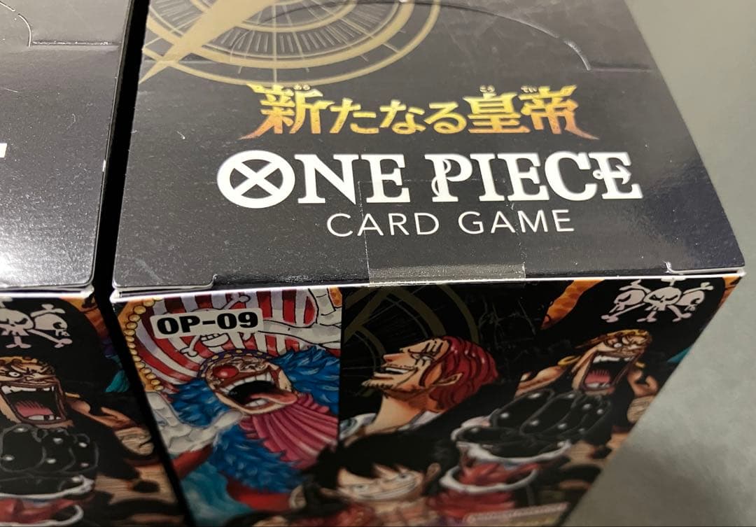 新品・テープ付き】ワンピースカードゲーム 新たなる皇帝 3BOX - メルカリ
