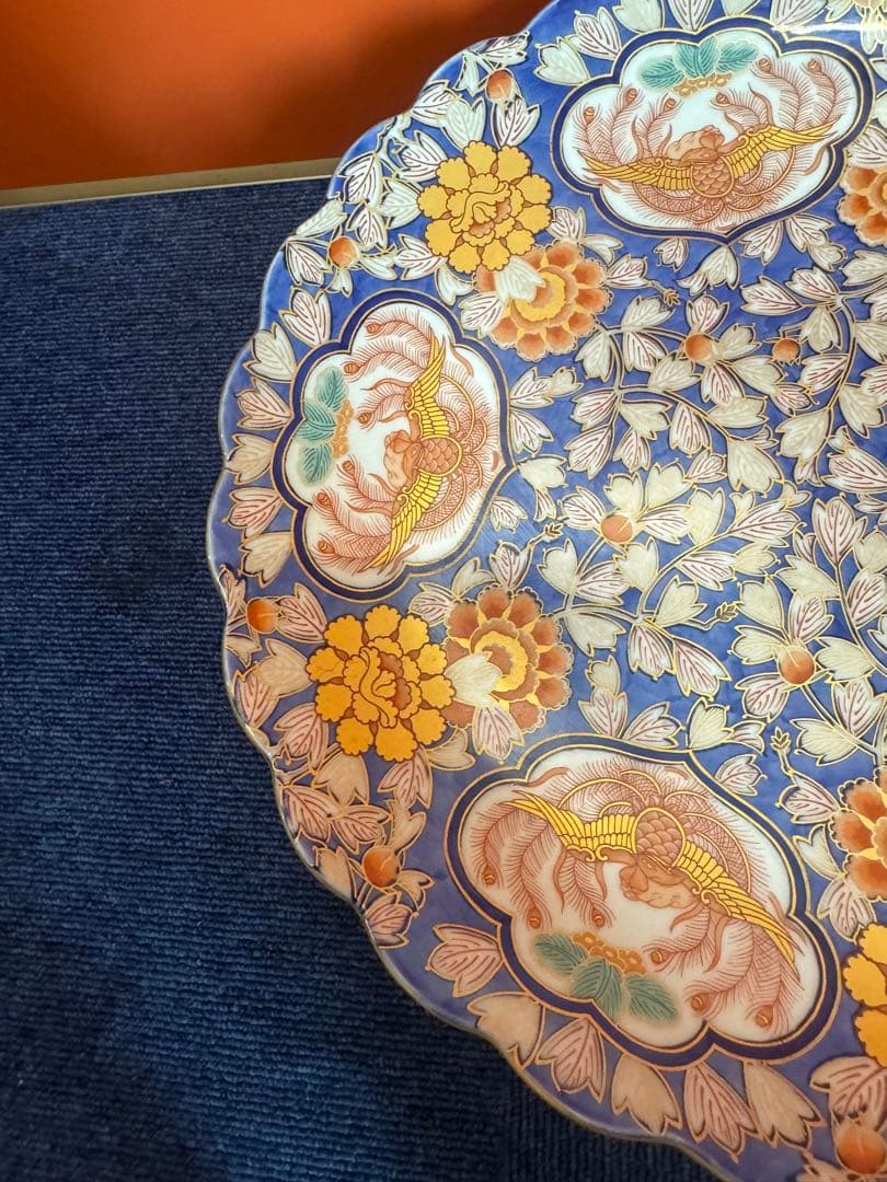 2062 幸楽窯 献上手古伊万里鳳凰 三足高台鉢 - メルカリ