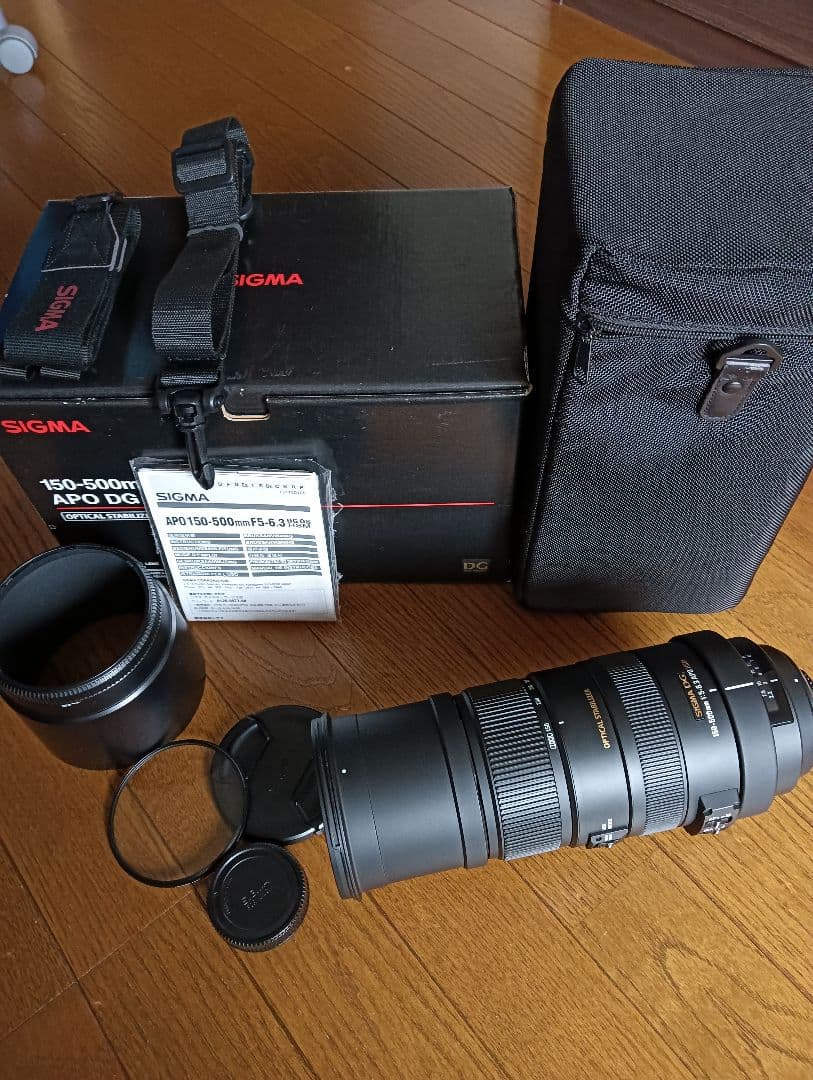 SIGMA　DG APO HMS150−500mm5-6.3 ニコン Amazon.com : Sigma 150-500mm f/5-6.3 AF APO DG OS HSM Telephoto
