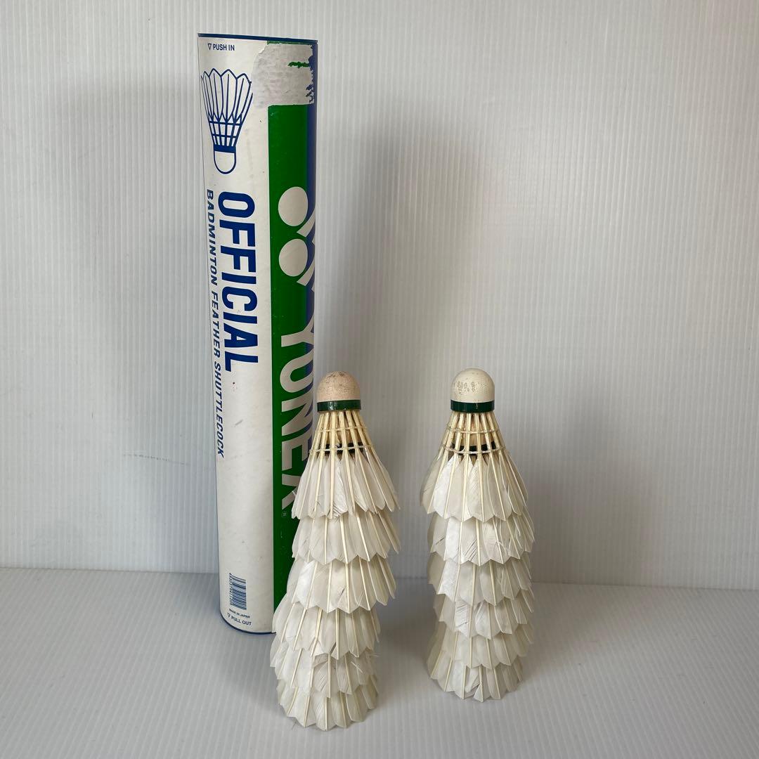 バドミントン レトロシャトル ヨネックス 旧ロゴ 筒付き ゴーセン