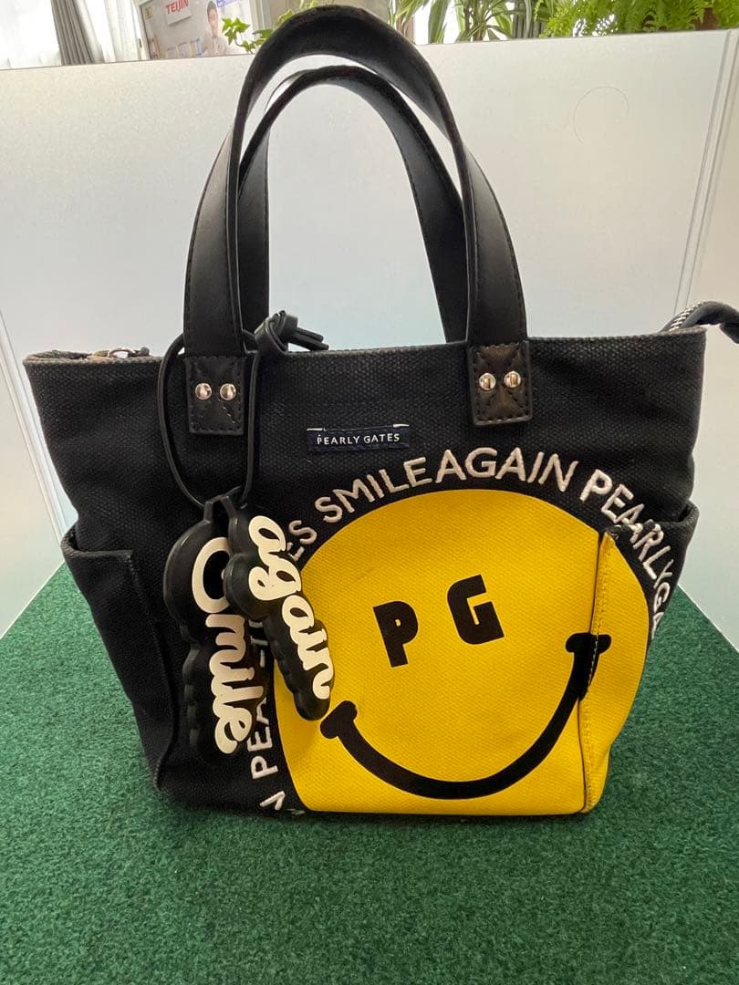 レア パーリーゲイツニコちゃんSMILE AGAINラウンドバッグ/カート