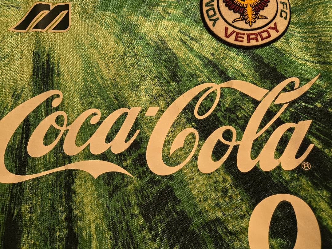 ヴェルディ川崎 武田修宏選手着用 支給品 長袖ホームユニフォーム 元