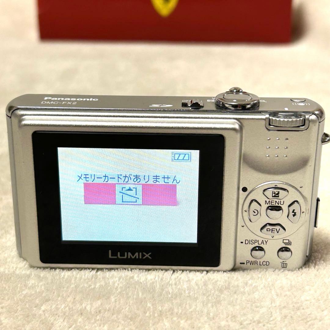美品 動作確認済】Panasonic LUMIX DMC-FX2 シルバー - メルカリ