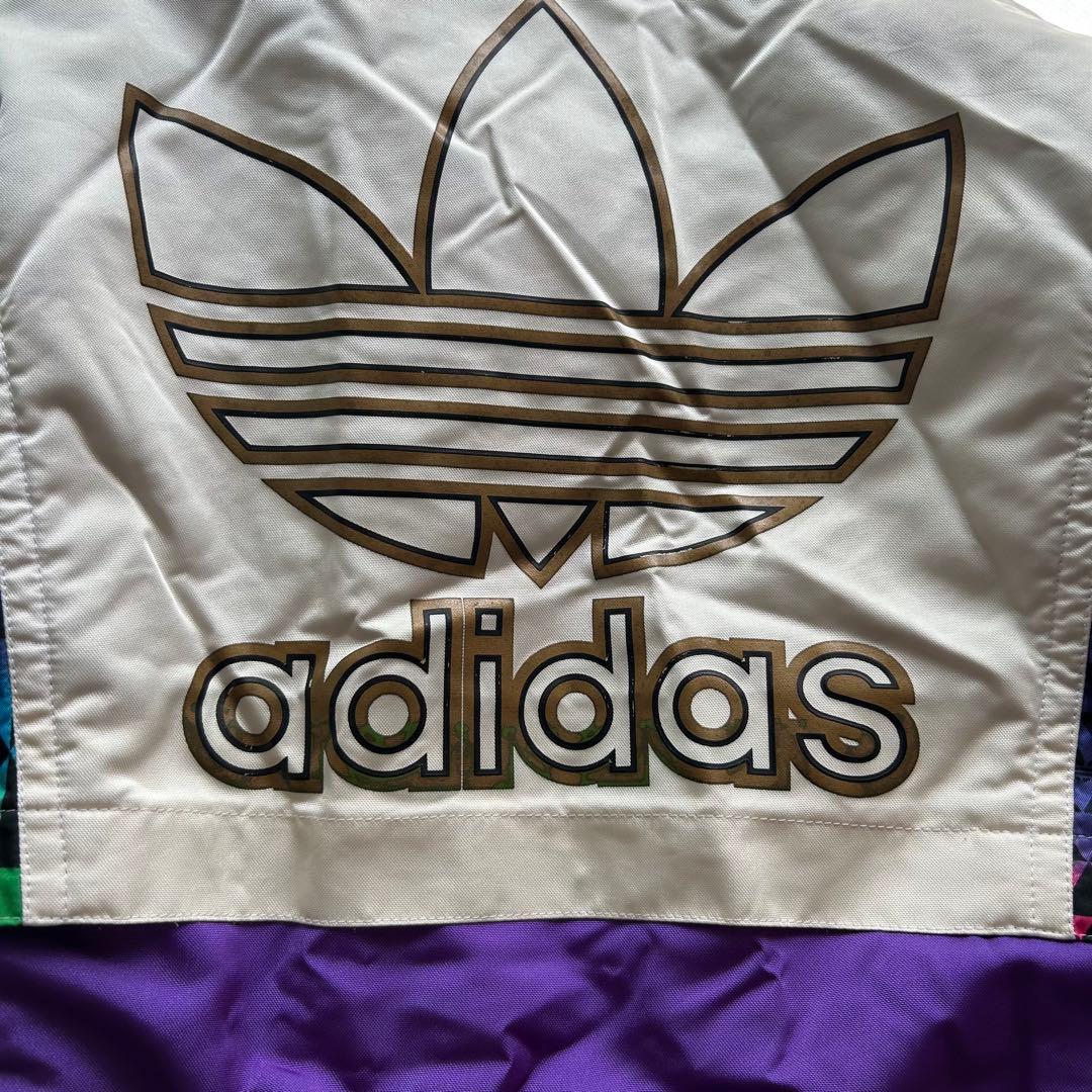 adidas デサント製 スキーウェア セットアップ ジャケット ビブパンツ