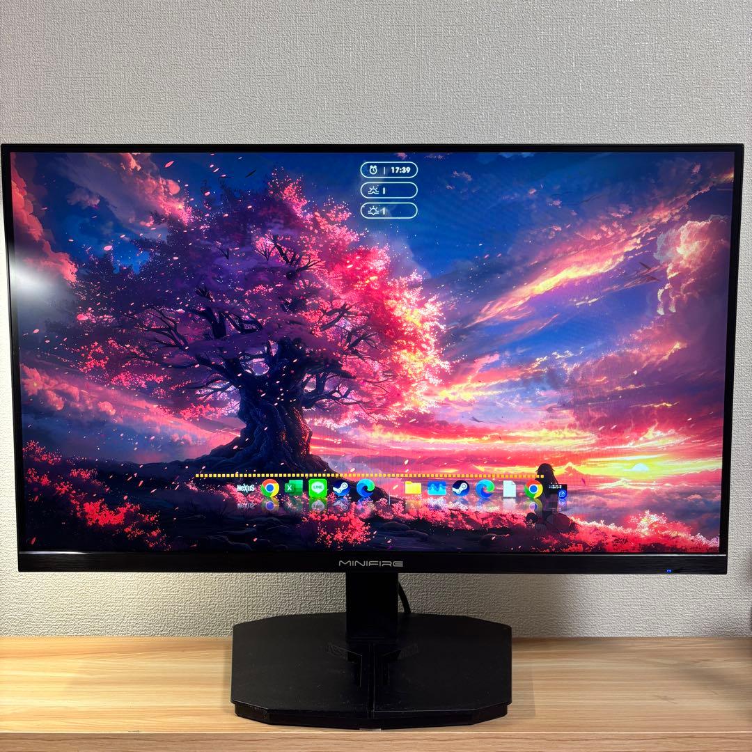 minifi re ゲーミングモニター 24インチ 180Hz Amazon.co.jp: Minifire ゲーミングモニター 24インチ 180Hz 内蔵