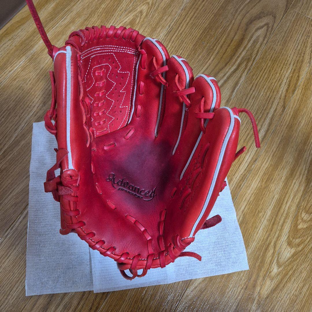 Adonex 赤 軟式野球用グローブSSK　少年用 エスエスケイ(SSK) 野球 少年軟式グローブ 投手用 少年軟式プロエッジ