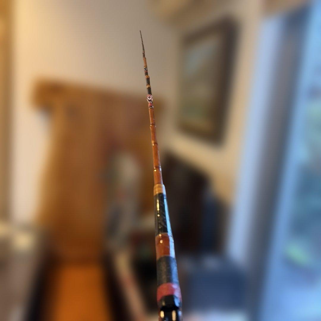 手作り 骨董 和竿 全竹 落し込み へチ竿 、210、7尺 - メルカリ