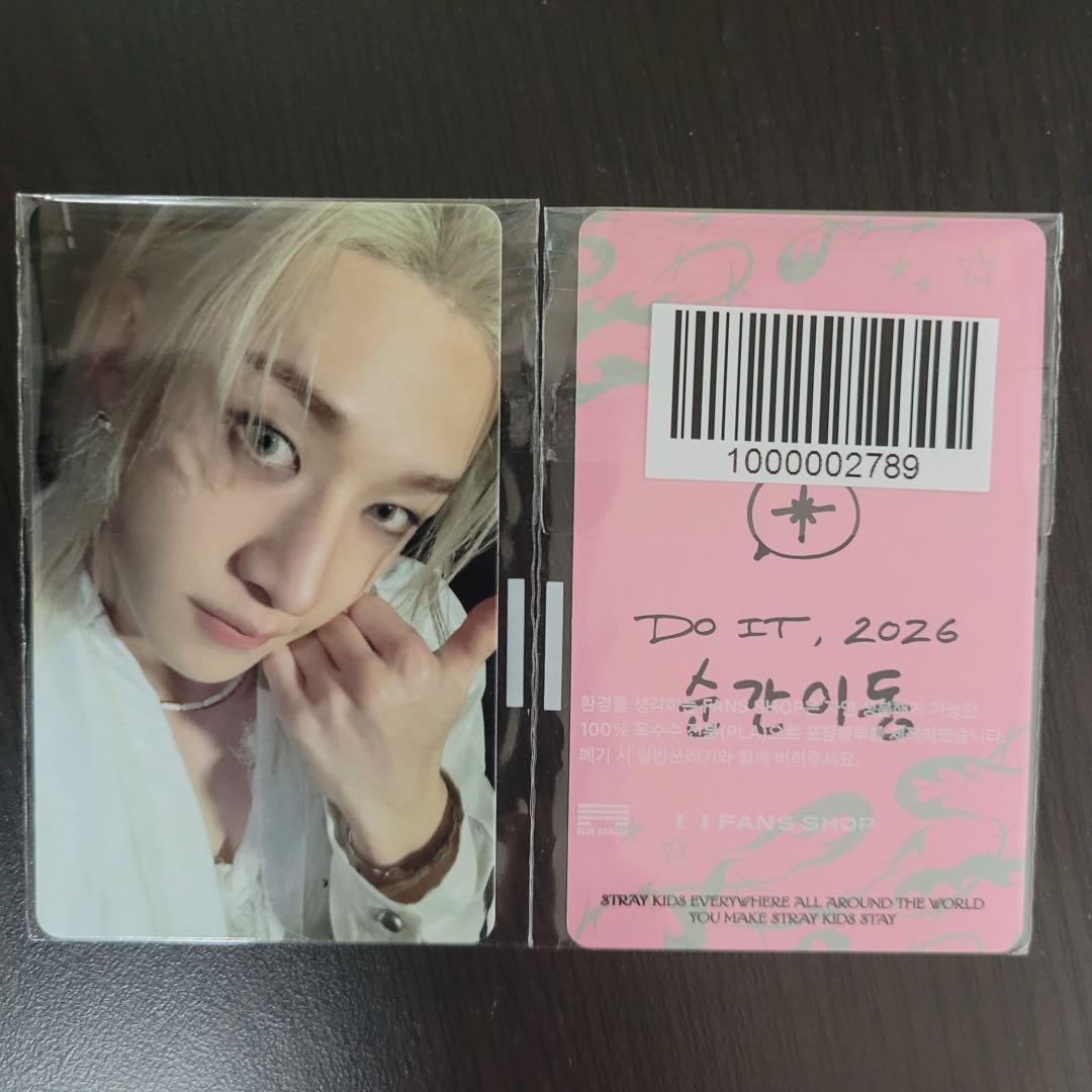 Stray kids DO IT FANS ラキドロ トレカ バンチャン - メルカリ