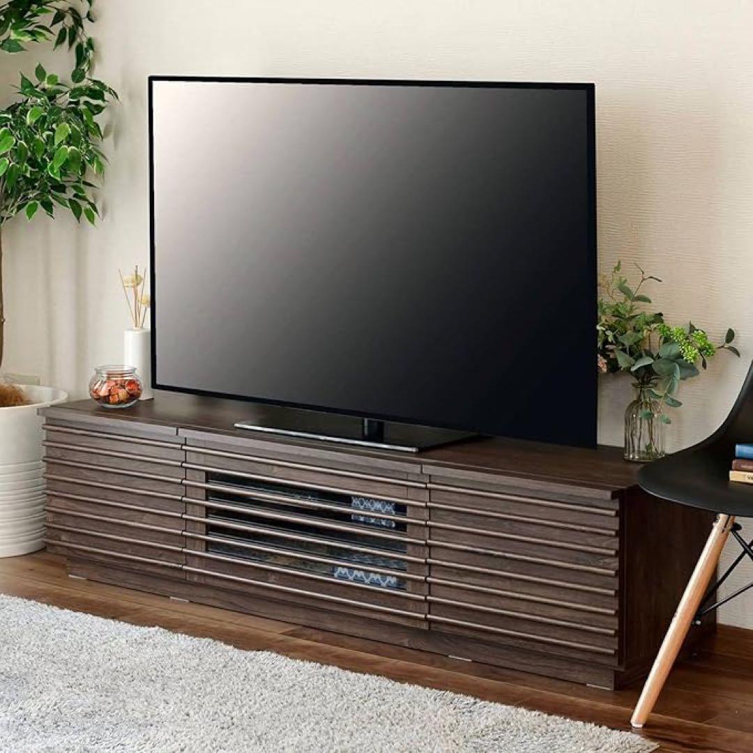 ◆価格交渉可YAMAZEN スリットデザイン テレビ台 60型 テレビ台 43インチ 幅111.5 奥行30 高さ41.5cm | 山善ビズコム
