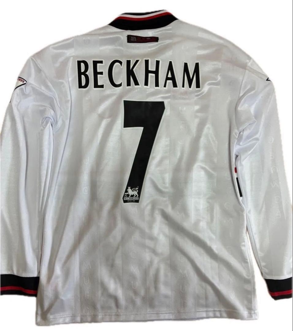 未使用タグ付き】ベッカム 7 マンU 1997-1998長袖シャツ M - メルカリ