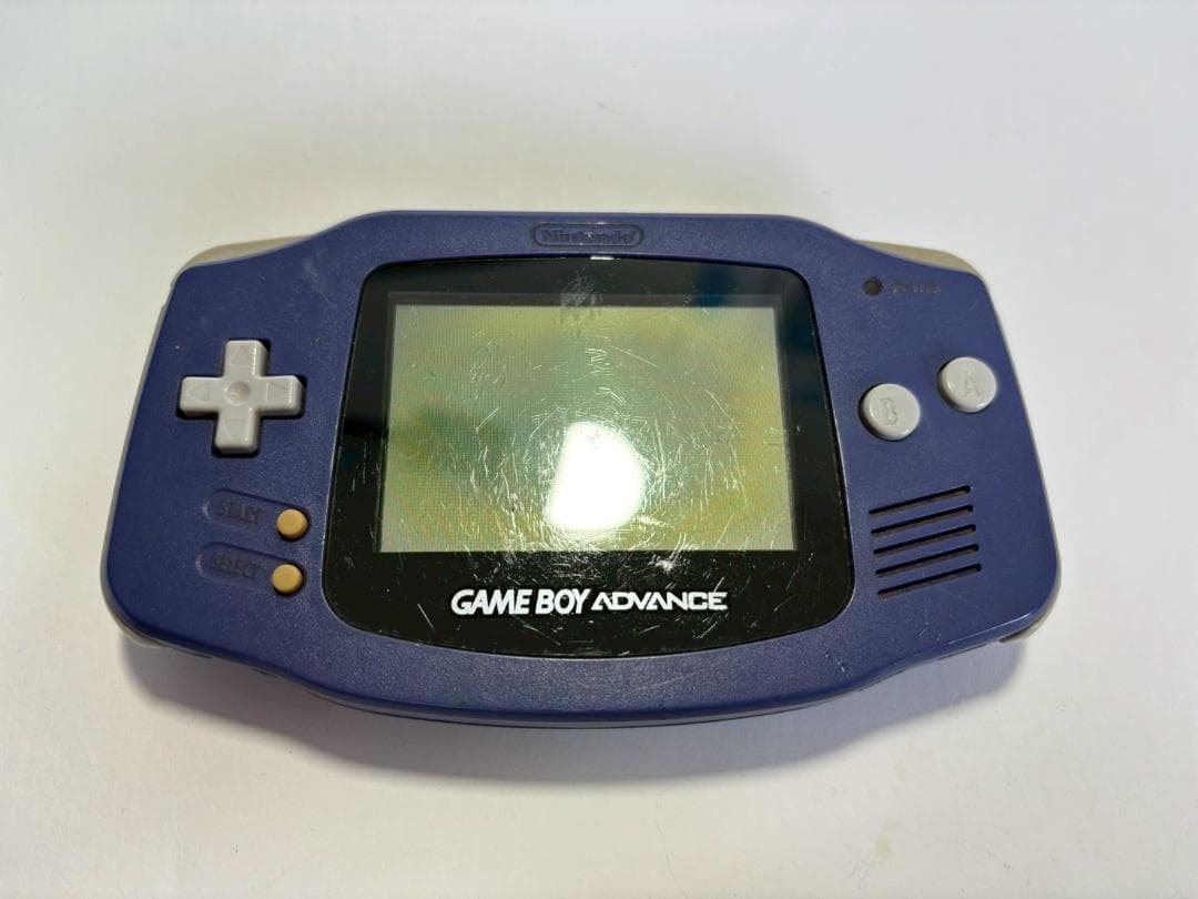 ジャンク品】ゲームボーイアドバンス 本体 青 -0640 - メルカリ