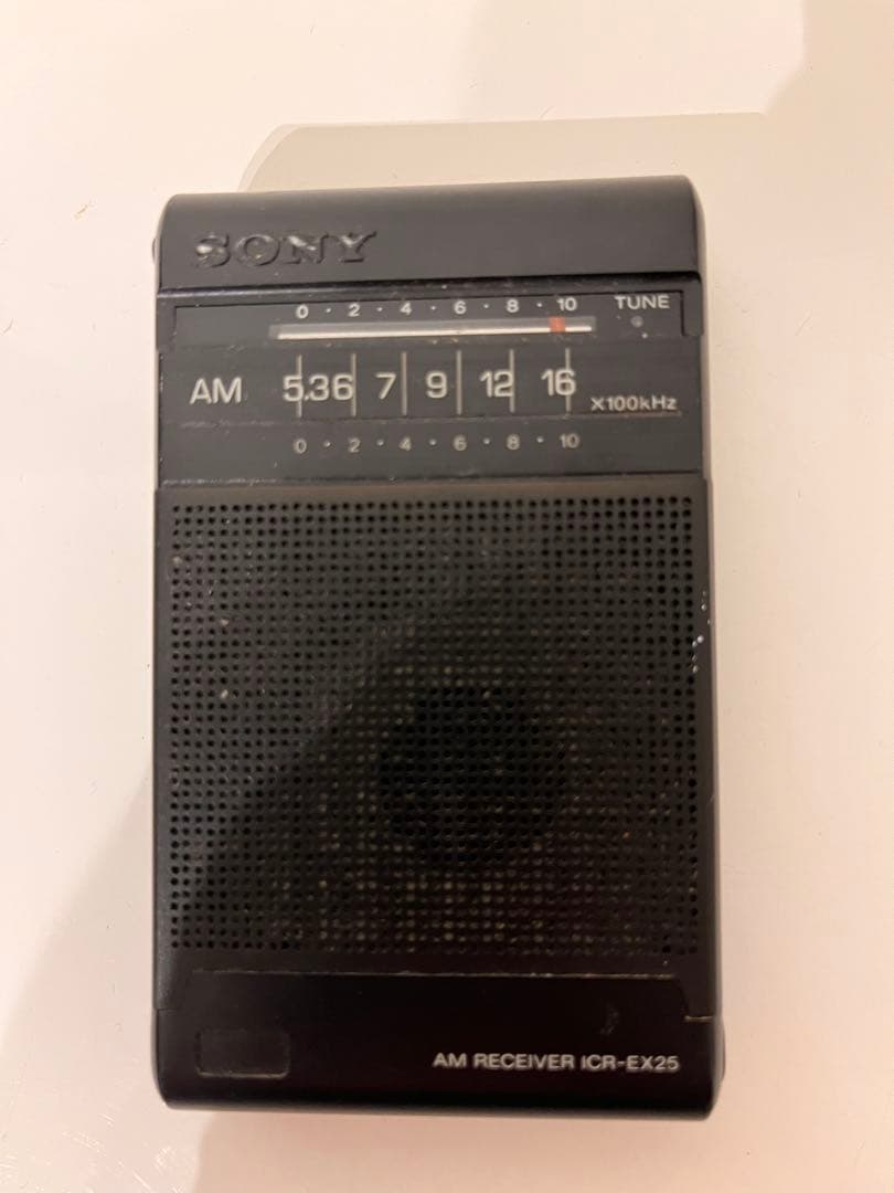 ソニー ポータブルAMラジオ ICR-EX25』日本製 SONY【ジャンク】 - メルカリ