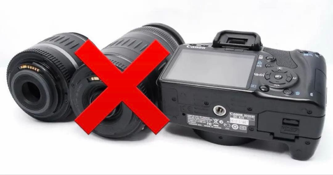 Canon Kiss X2‼️スマホ転送OK‼️ダブルレンズ‼️美品‼️ - メルカリ