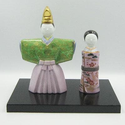 有田焼　勝山作　雛人形　お雛さま　ひな人形　置物　昭和レトロ　陶器　インテリア 有田焼 勝山作 雛人形 お雛さま ひな人形 置物 昭和レトロ 陶器