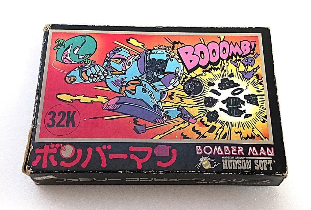 箱・取扱説明書 付】 ファミコン ソフト カセット ボンバーマン