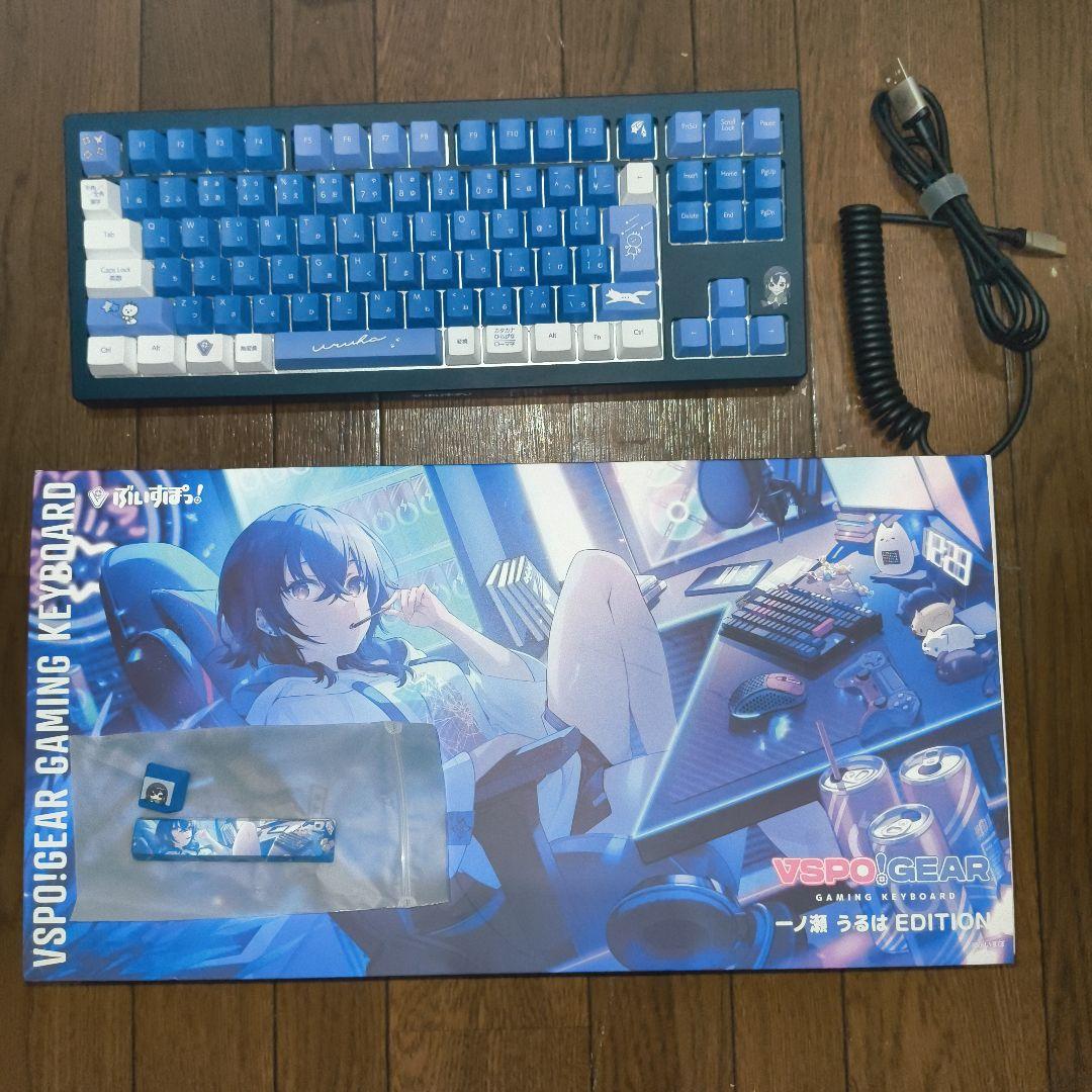 ぶいすぽ　キーボード　一ノ瀬うるは ぶいすぽ！キーボード 一ノ瀬うるは - メルカリ