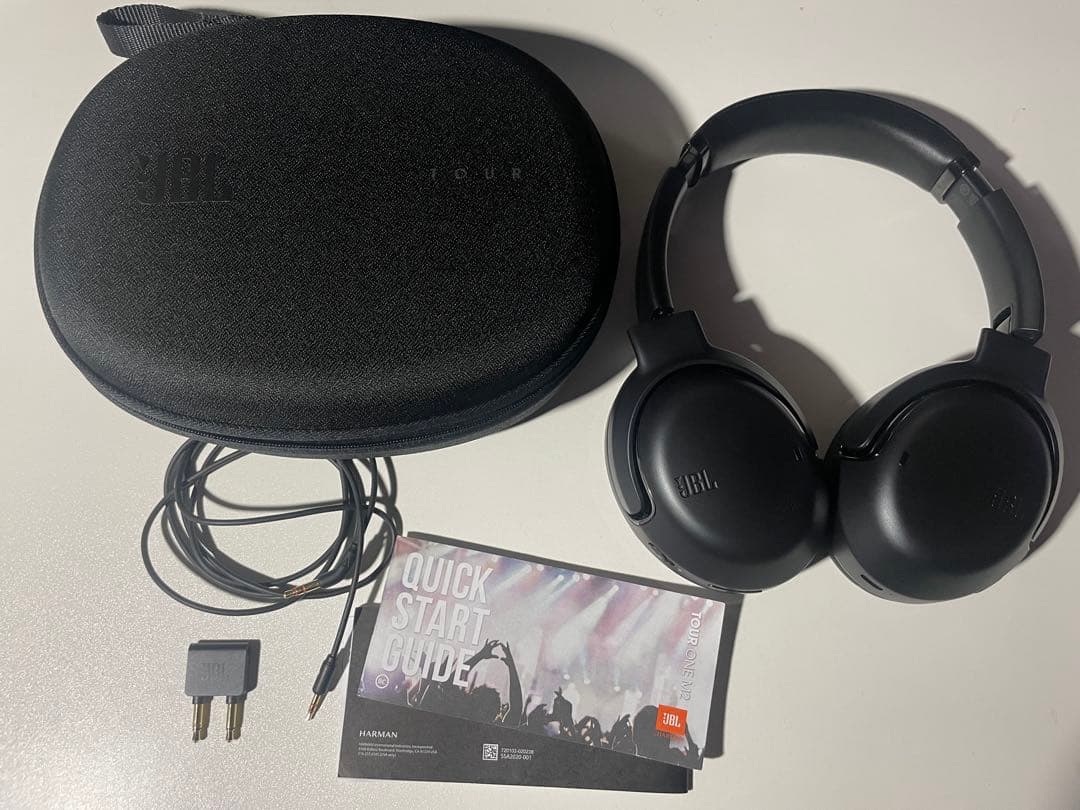 JBL Tour One M2ワイヤレスヘッドホン ブラック JBL Tour One M2 | ワイヤレスノイズキャンセリングオーバーイヤー